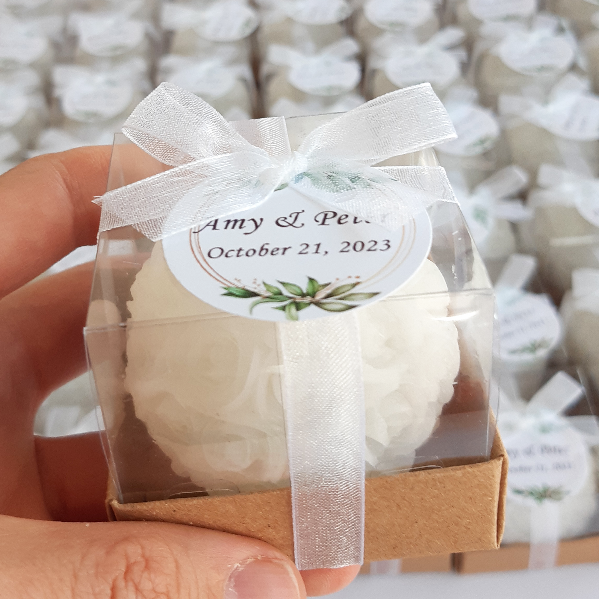 bomboniere matrimonio, candela a forma di rosa profumate bomboniere battesimo, anni ragazzo, comunione, cresima, anniversario di, compleanno bigliettini