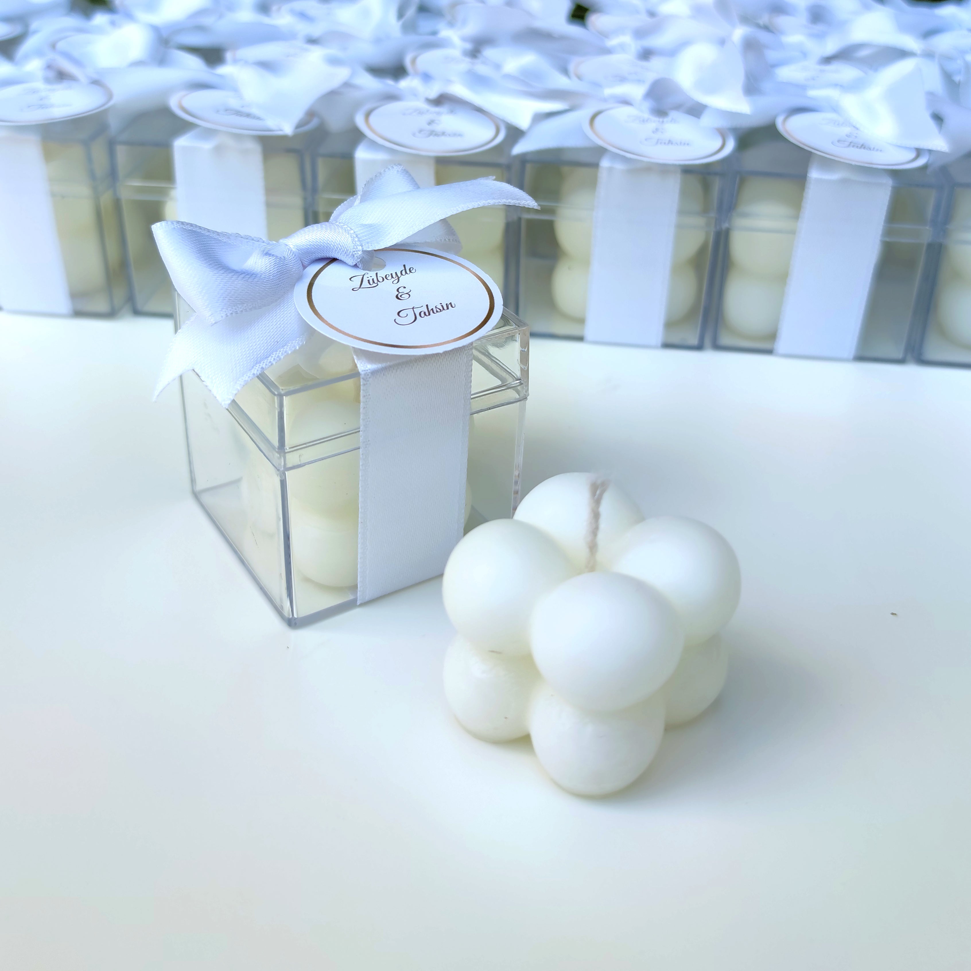 bomboniere matrimonio ospite, bubble candele profumate compleanno bigliettini bomboniere battesimo, anni ragazzo, comunione, cresima, anniversario di