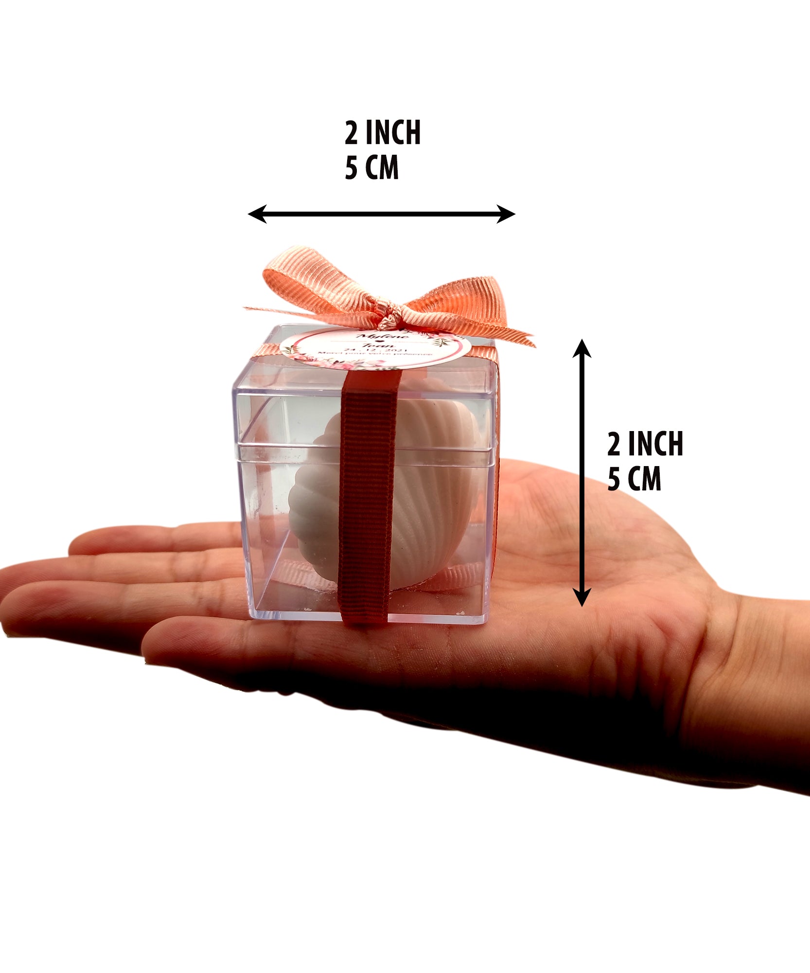 bomboniere matrimonio ospite, forma di conchiglia candele profumate compleanno bigliettini bomboniere battesimo, cresima, anniversario di, anni ragazzo, comunione