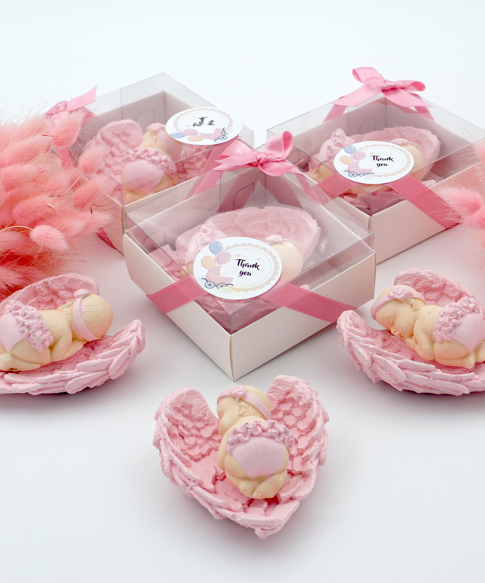 bomboniere battesimo, comunione, cresima, compleanno, Blue maschio. compleanno bimba bambina bambino, blanc, rosa decorativo pietra angelo festa del neonato