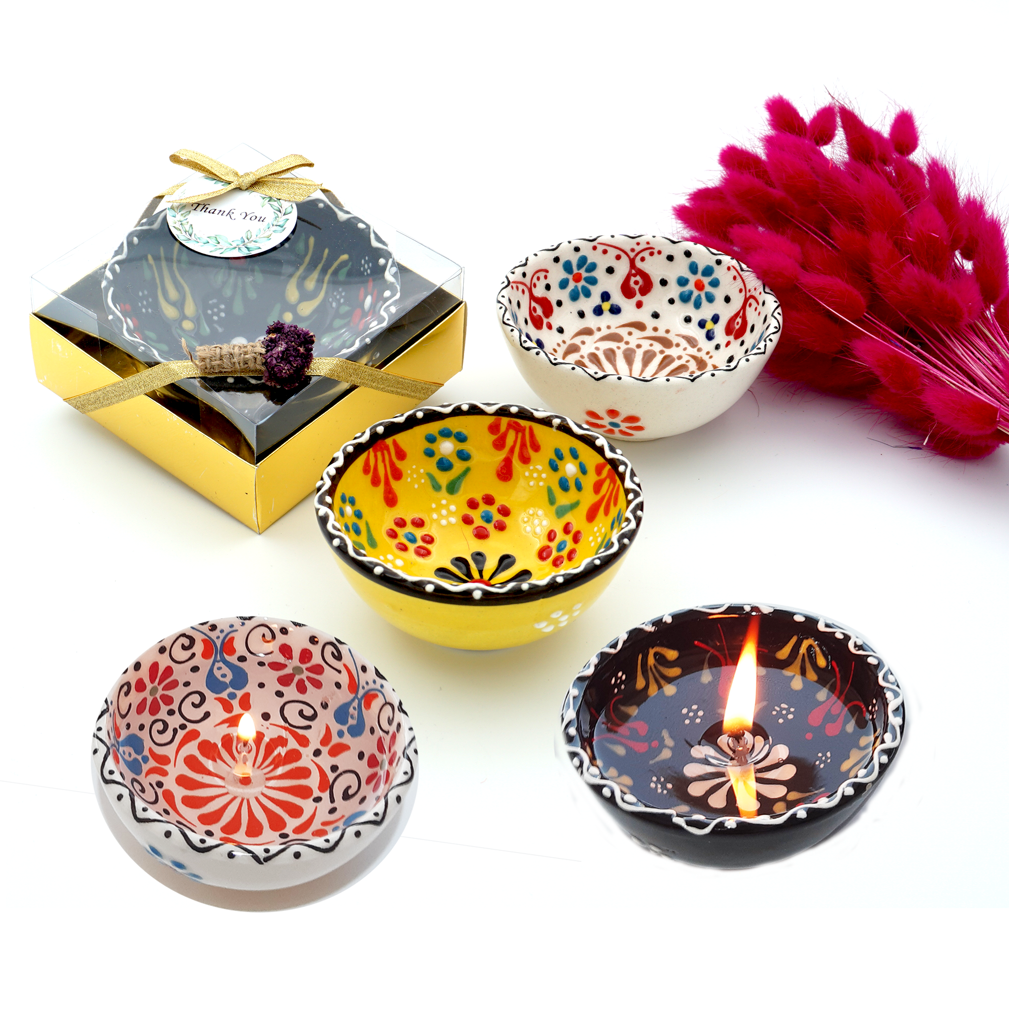 Bomboniere matrimonio,  candela gel in ciotole bomboniera battesimo, comunione, cresima personalizzato