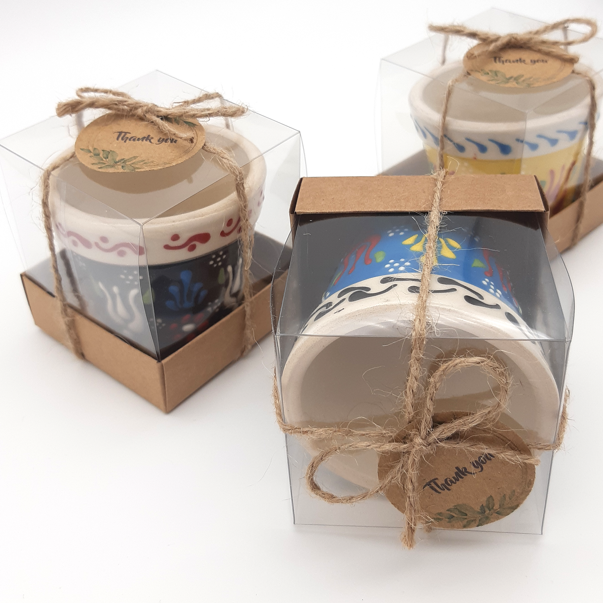 Bomboniere matrimonio ospite, vaso in ceramica per succulente bomboniera battesimo ospite, comunione, cresima personalizzato