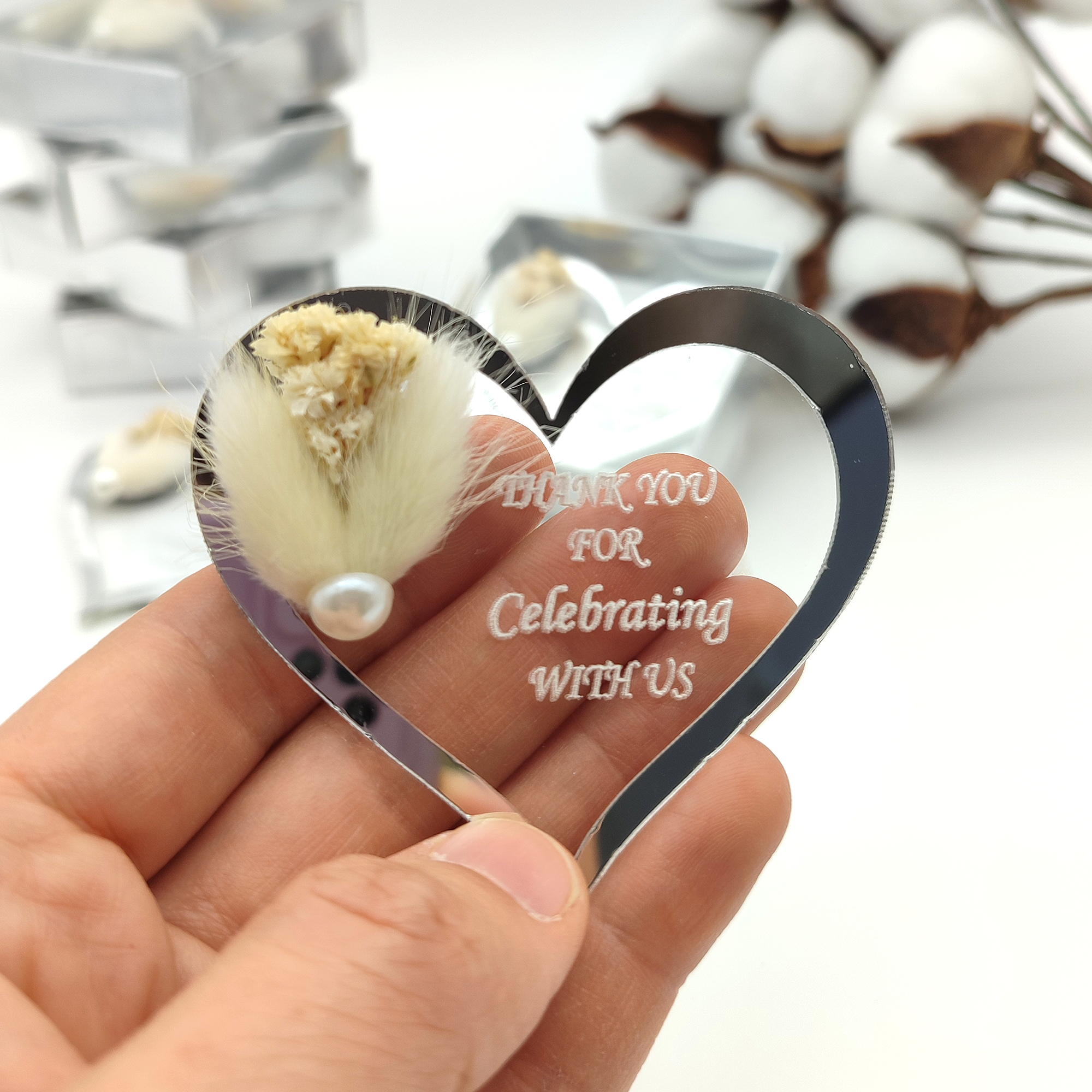 Bomboniere matrimonio, bomboniere battesimo,oro argento acrilico Magnete da Frigorifero comunione cresima, compleanno