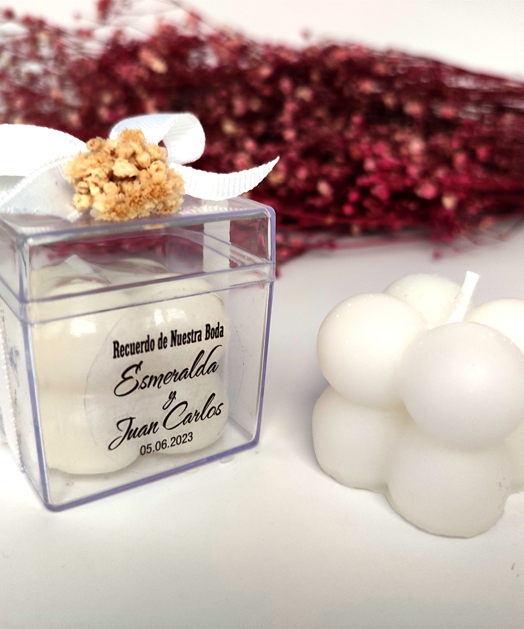 bomboniere matrimonio ospite, bubble candele profumate compleanno bigliettini bomboniere battesimo, anni ragazzo, comunione, cresima, anniversario di