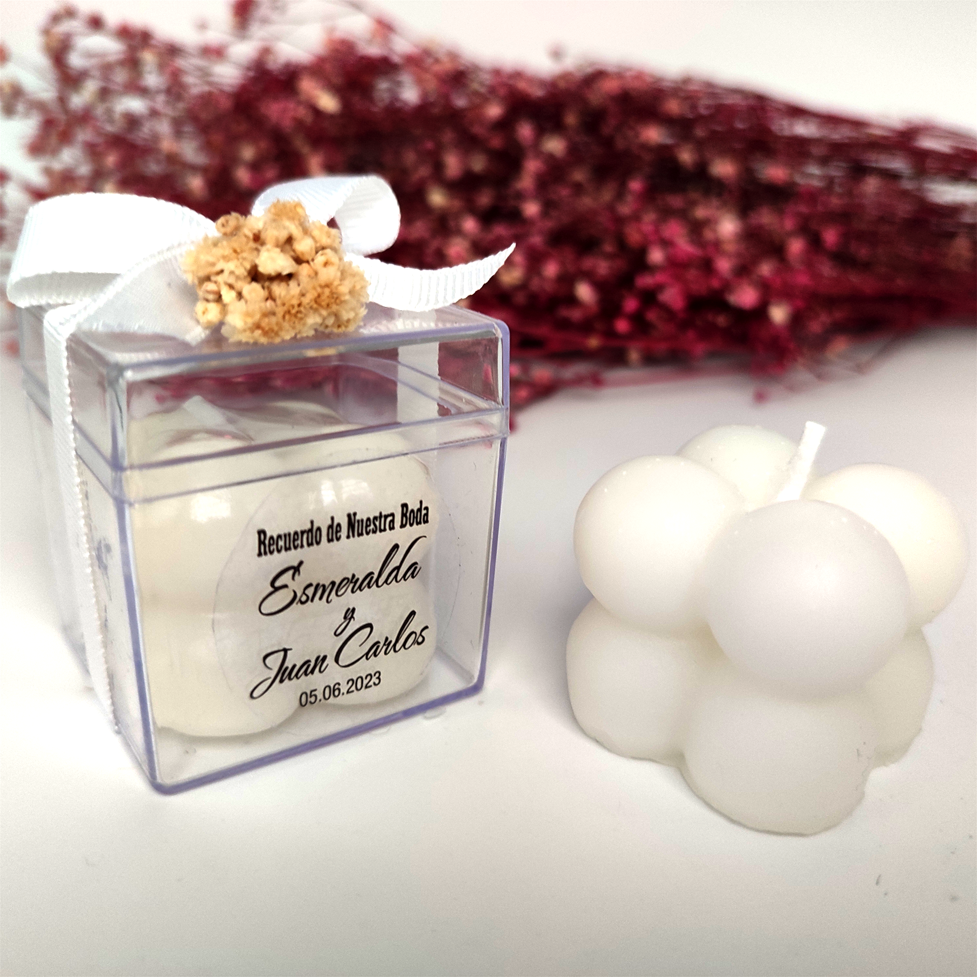 bomboniere matrimonio ospite, bubble candele profumate compleanno bigliettini bomboniere battesimo, anni ragazzo, comunione, cresima, anniversario di