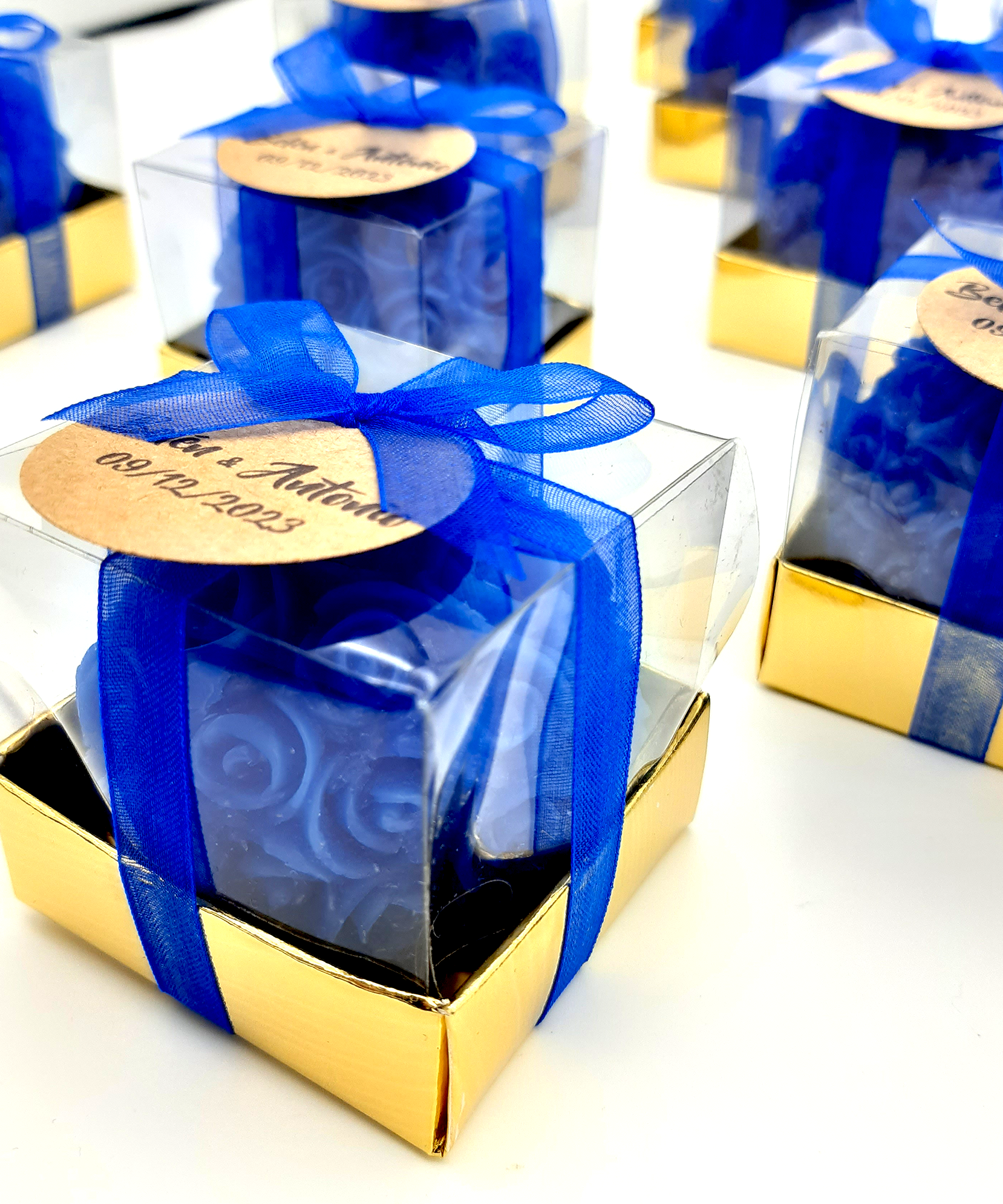 bomboniere matrimonio, candela a forma di rosa profumate bomboniere battesimo, anni ragazzo, comunione, cresima, anniversario di, compleanno bigliettini