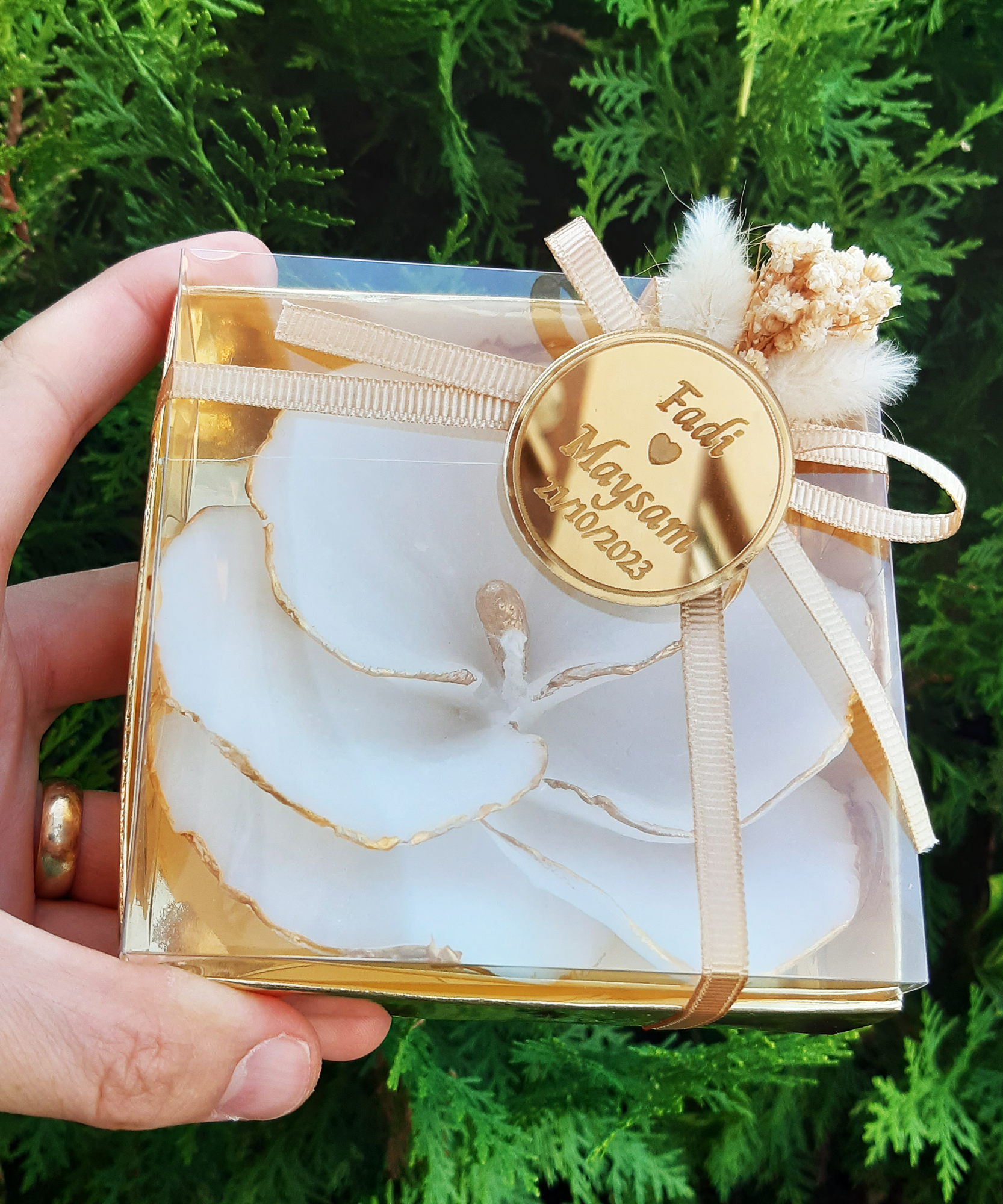 bomboniere matrimonio, orchidea candele profumate cresima, anniversario di, compleanno bigliettini bomboniere battesimo, anni ragazzo, comunione,