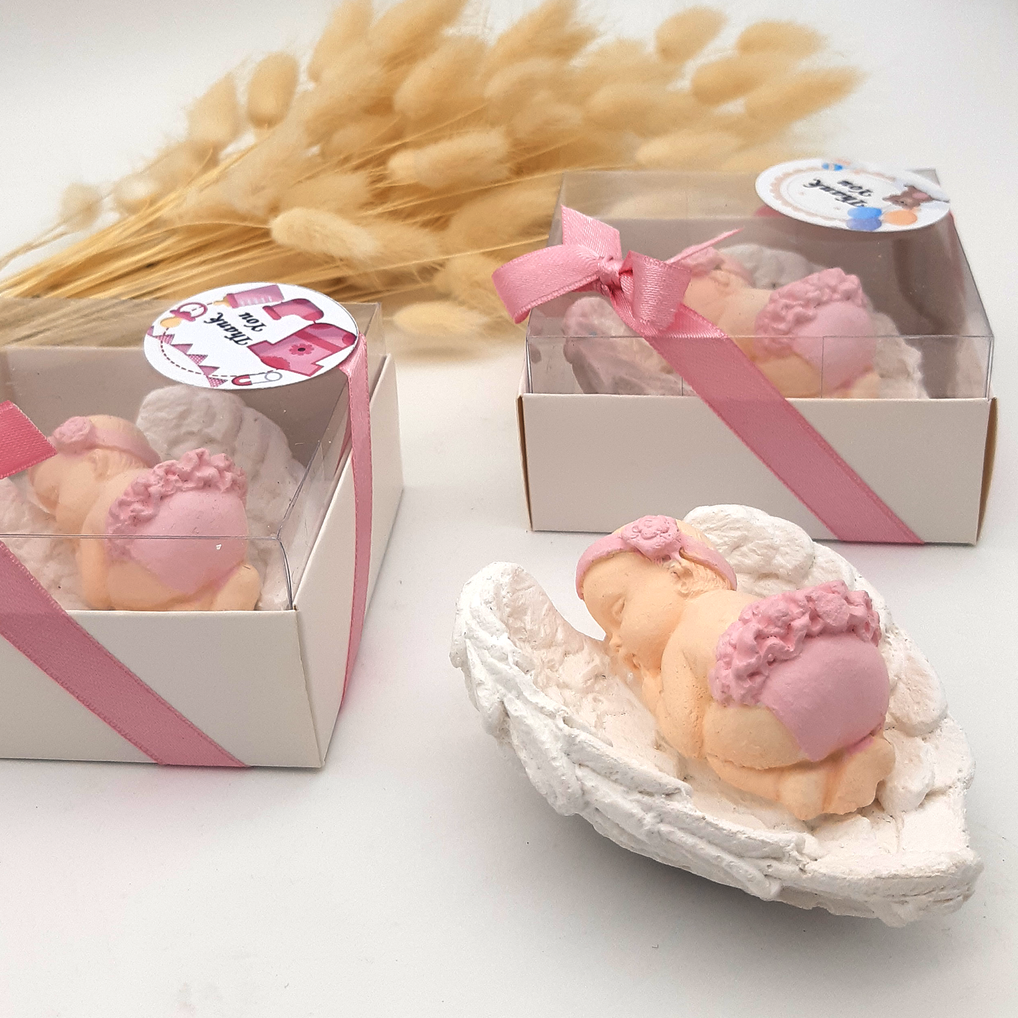 bomboniere battesimo, comunione, cresima, compleanno, Blue maschio. compleanno bimba bambina bambino, blanc, rosa decorativo pietra angelo festa del neonato